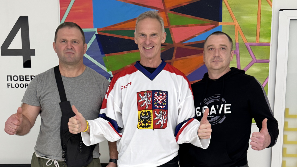 Dominik Hašek navštívil ukrajinské Fórum veteránů