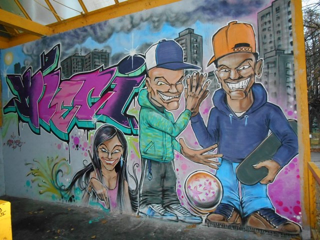 Graffiti rozzářily klub v Liberci