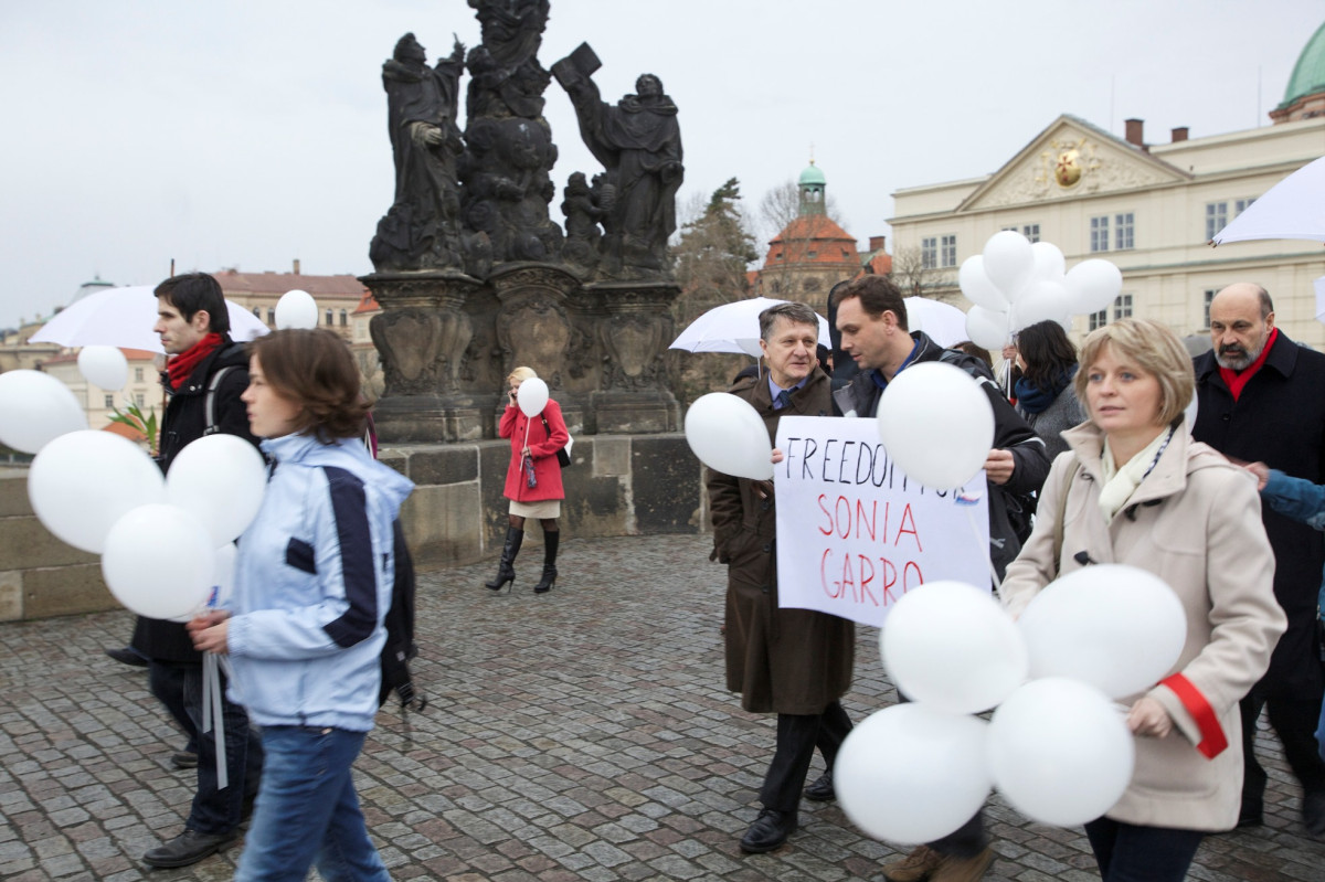 Disidentka Sonja Garro vystoupí v Praze. Po třech letech za mřížemi ji propustili díky dohodě mezi USA a Kubou
