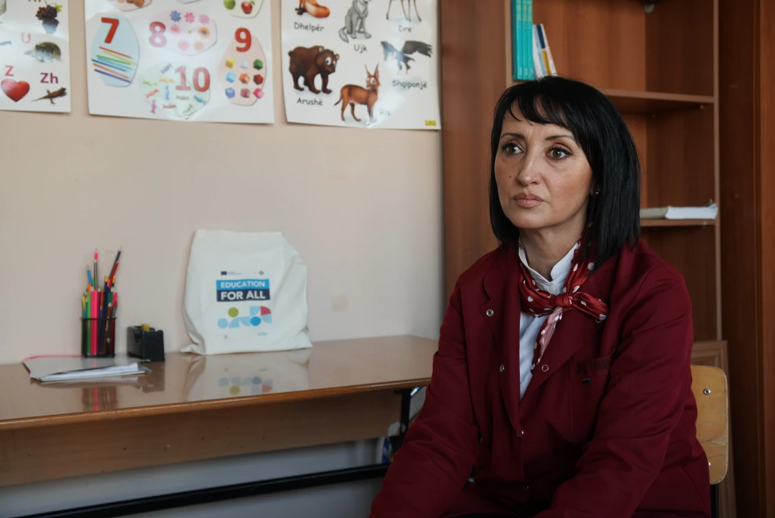 Mirvete Morina je jednou z učitelek, které se zapojily do projektu 