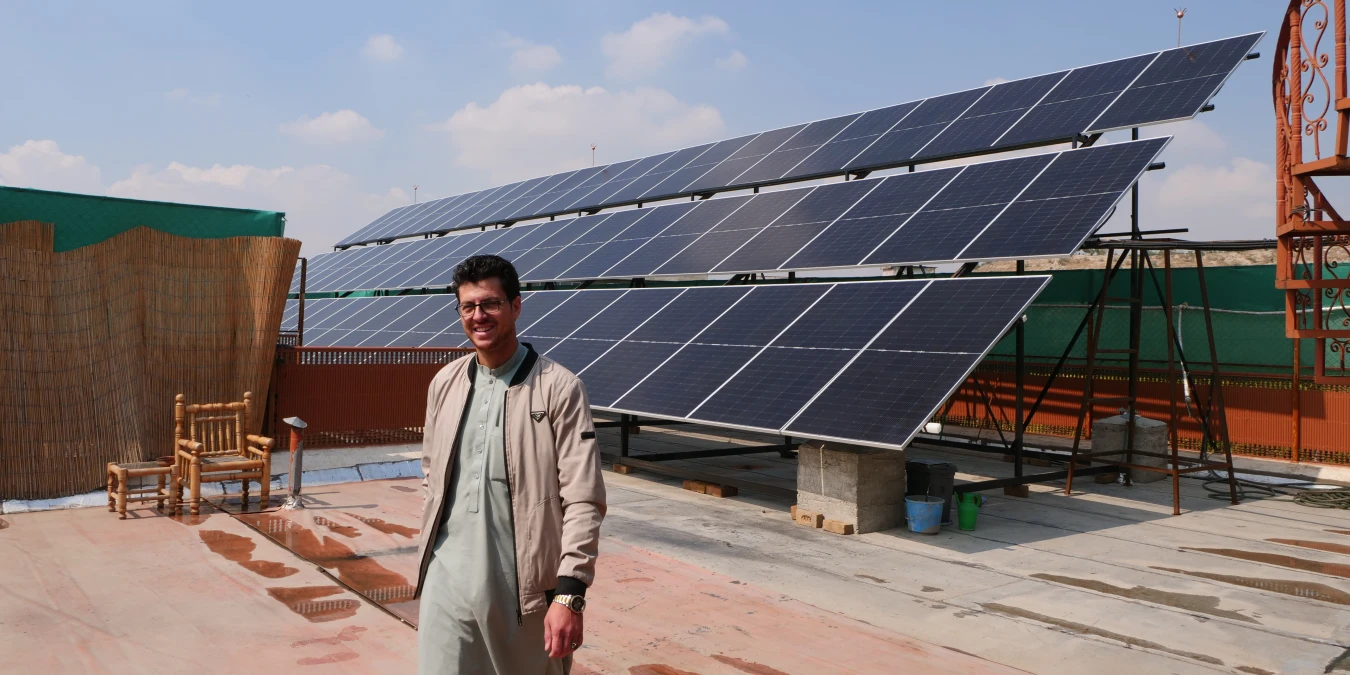 People in Need Afghanistan installed solar panel not only to reduce operational costs but also to combat climate change concerns, removes carbon footprints and make the office more eco-friendly.