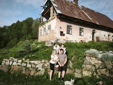 Trncakovi foto, povodně Jesenicko