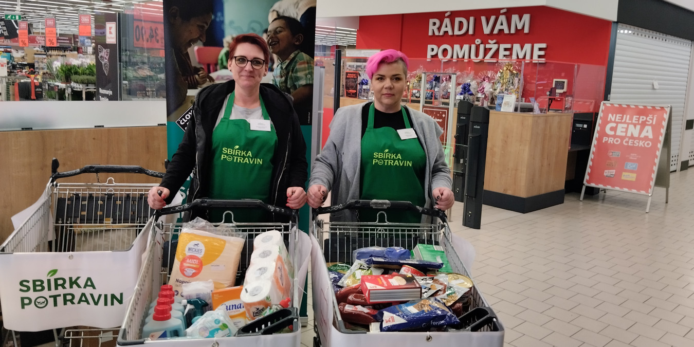 Sbírka potravin se koná 22. dubna. Přijďte pomáhat s námi!
