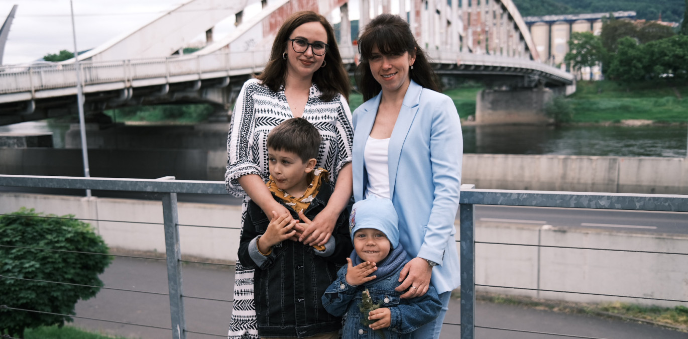 Příběh dvou ukrajinských matek: Neznali se, teď tvoří rodinu!