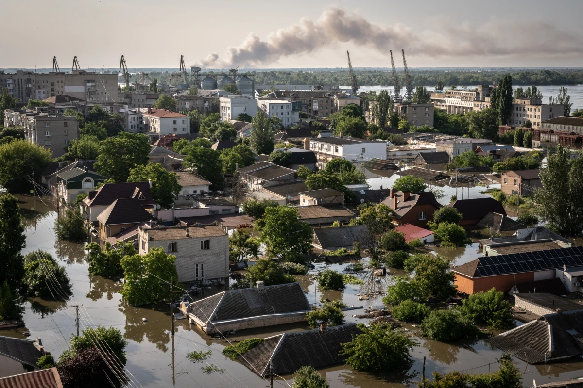 Pomáháme při humanitární krizi po zničení přehrady Nová Kachovka