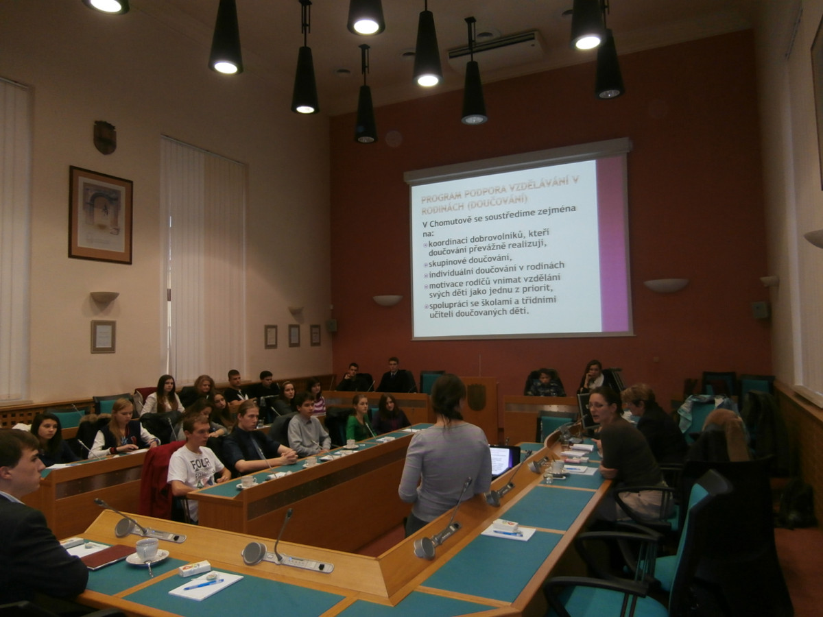 Chomutovský studentský parlament pomáhá dětem