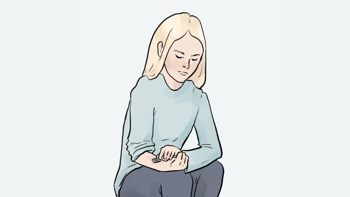 Typickým případem sebepoškozování je příběh čtrnáctileté Andrey z našeho online kurzu.