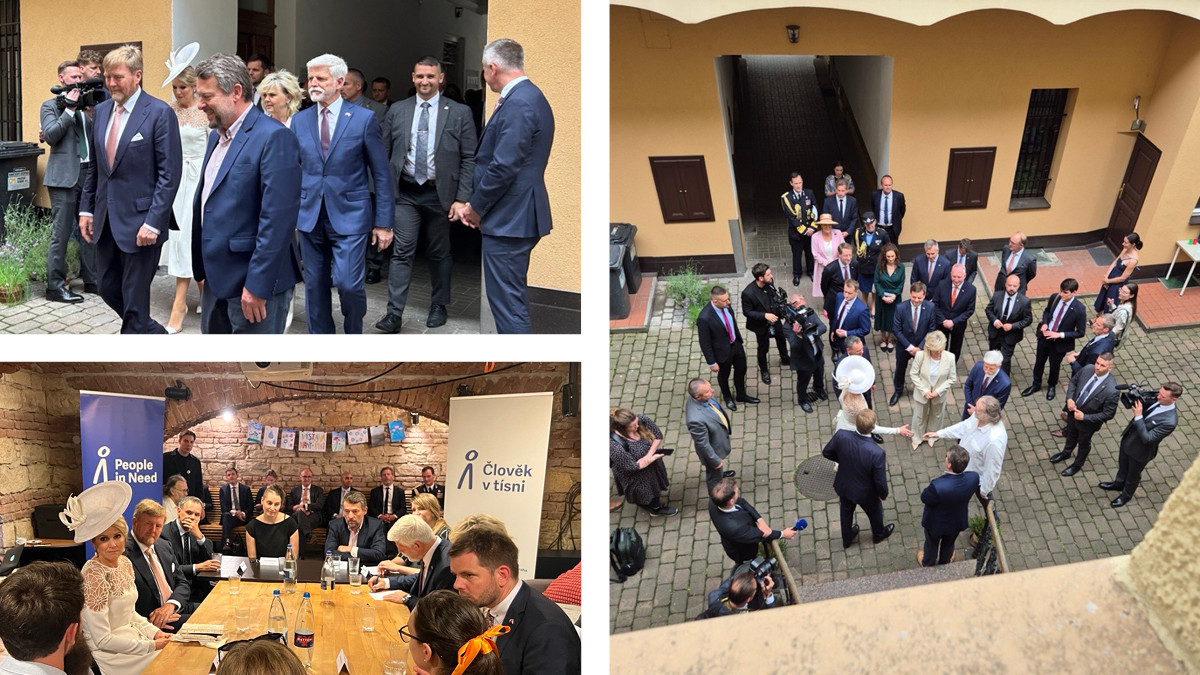 Navštívil nás nizozemský královský pár s českým prezidentem Petrem Pavlem a první dámou Evou Pavlovou