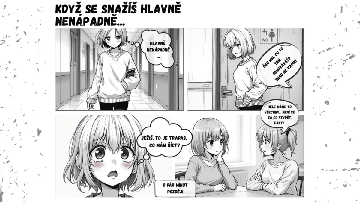 Školám jsme připravili lekce o menstruaci pro dívky i chlapce