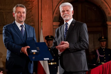Prezident Petr Pavel ocenil práci Šimona Pánka Řádem Tomáše Garrigua Masaryka