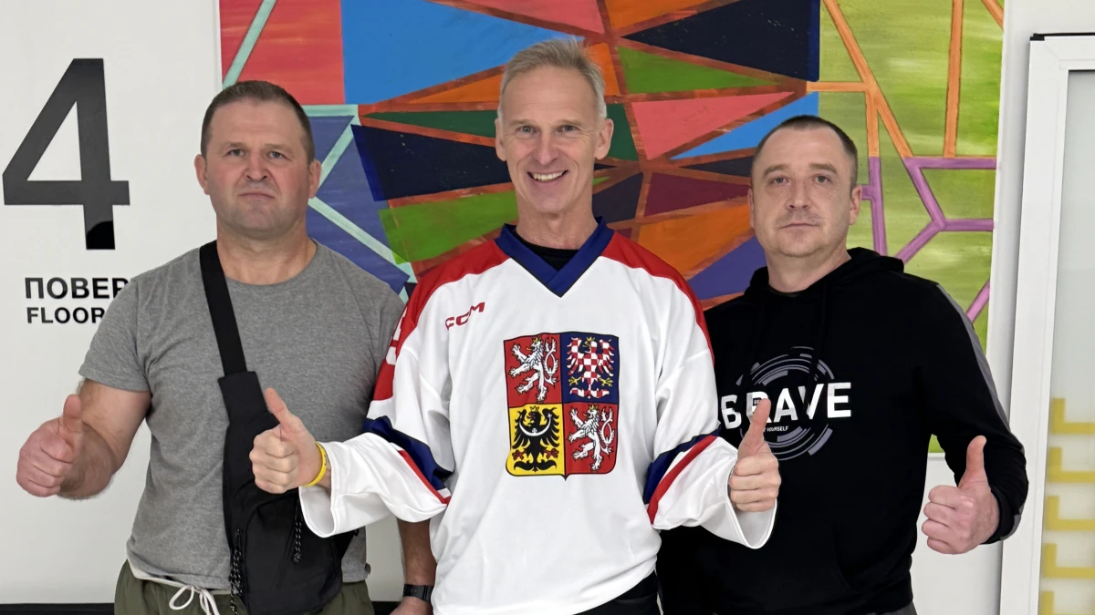 Dominik Hašek navštívil ukrajinské Fórum veteránů