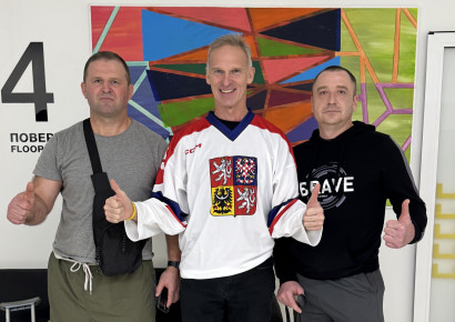 Dominik Hašek navštívil ukrajinské Fórum veteránů