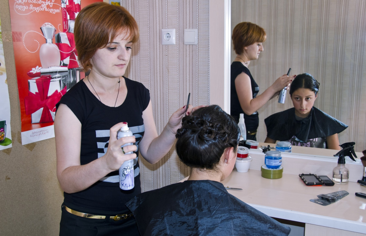 Díky profesním kurzům mohou mladí Gruzínci zvýšit svou kvalifikaci i naplnit své sny