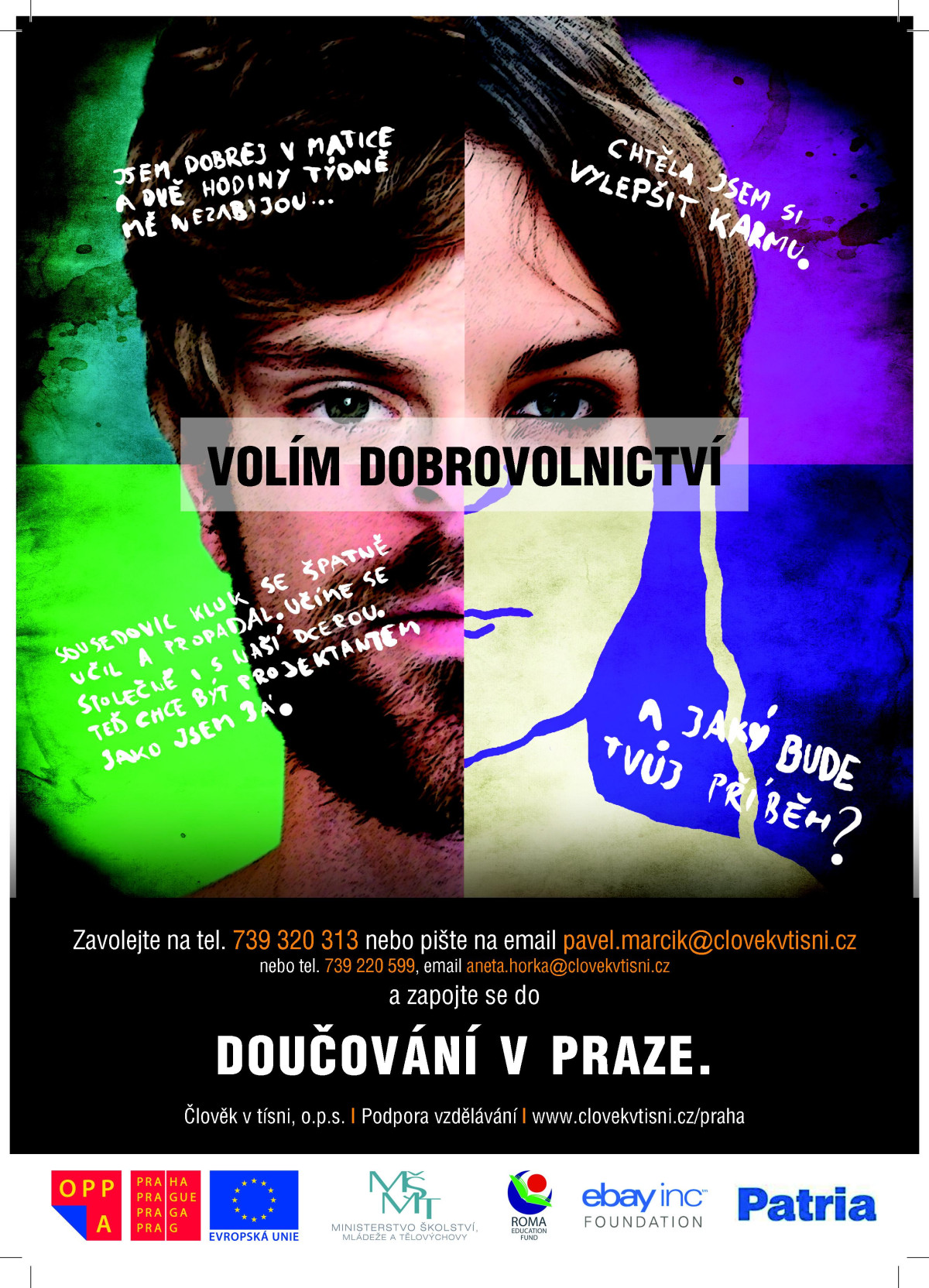 Nejenom doučováním je dobrovolník živ