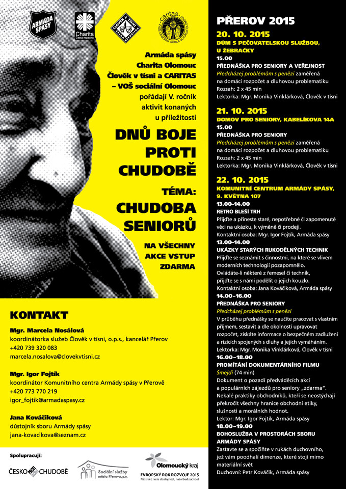 Dny proti chudobě již popáté