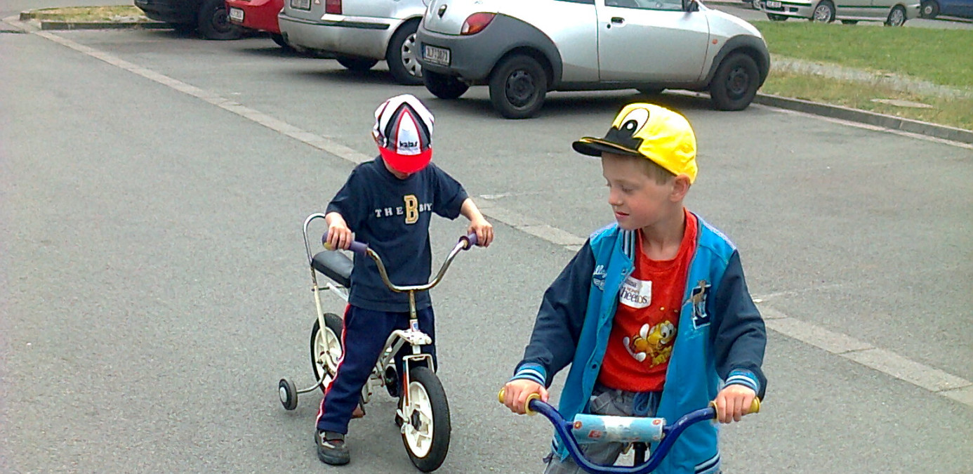 Řeč a jízda na kole