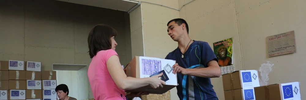 Člověk v tísni nemůže nadále poskytovat humanitární pomoc v Doněcku na východě Ukrajiny