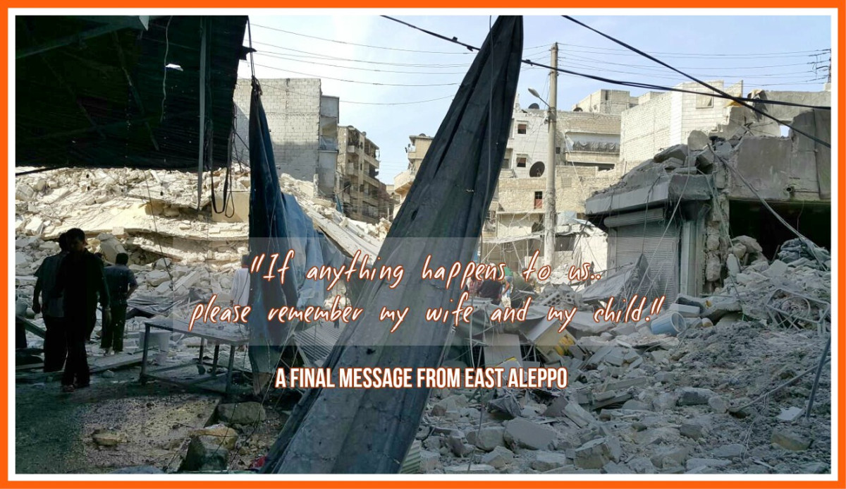 Náš vzkaz civilistům na východě Aleppa: Nezapomněli jsme na vás