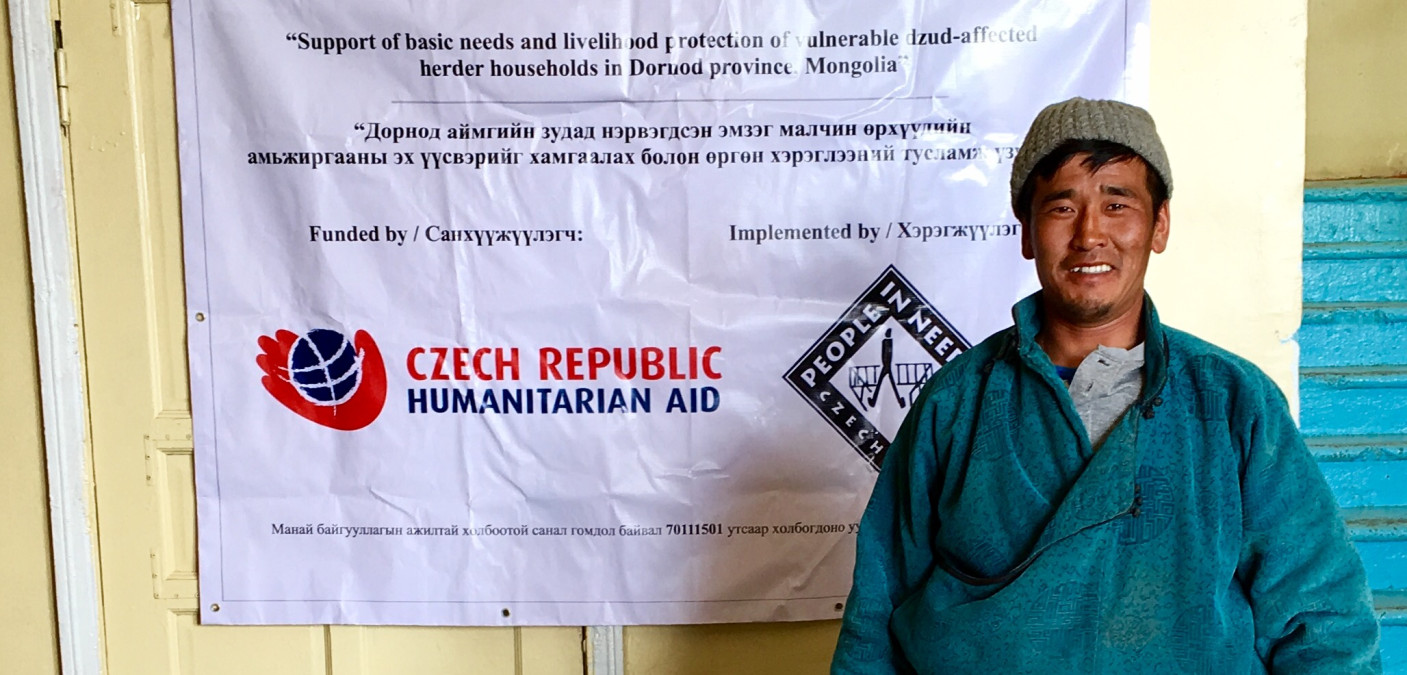 Pomoc Mongolsku zasaženému dzudem v roce 2017