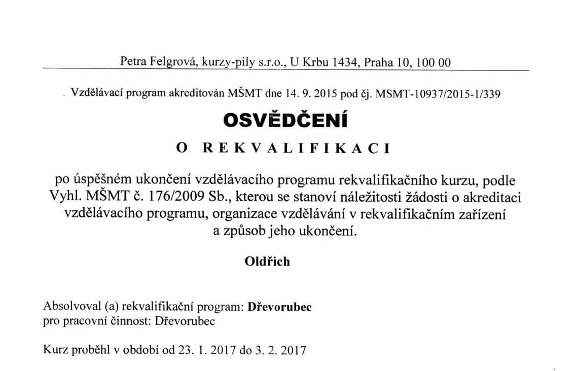 Cesta k získání pracovního zařazení