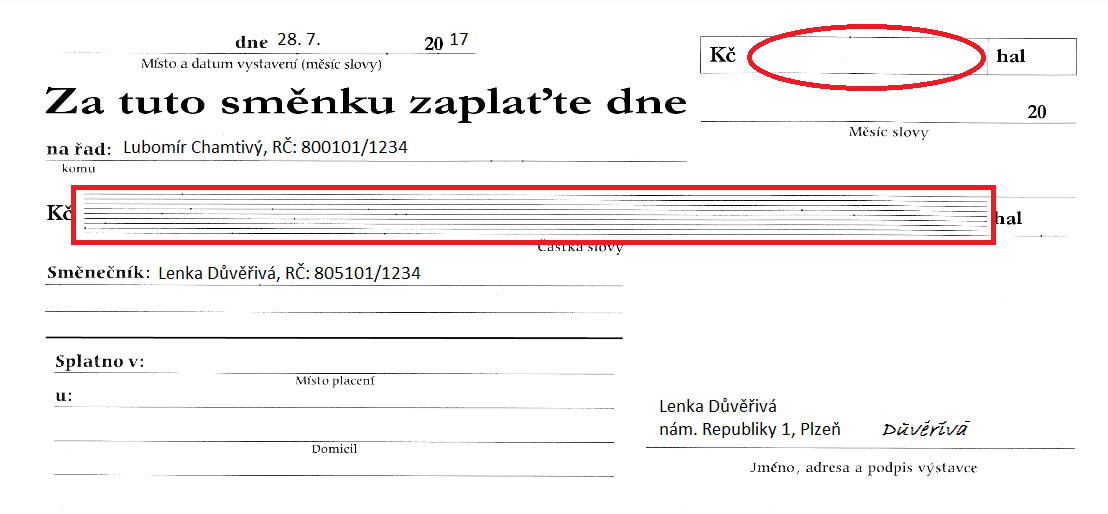 Blankosměnka –  list papíru, který Vám může zkomplikovat život