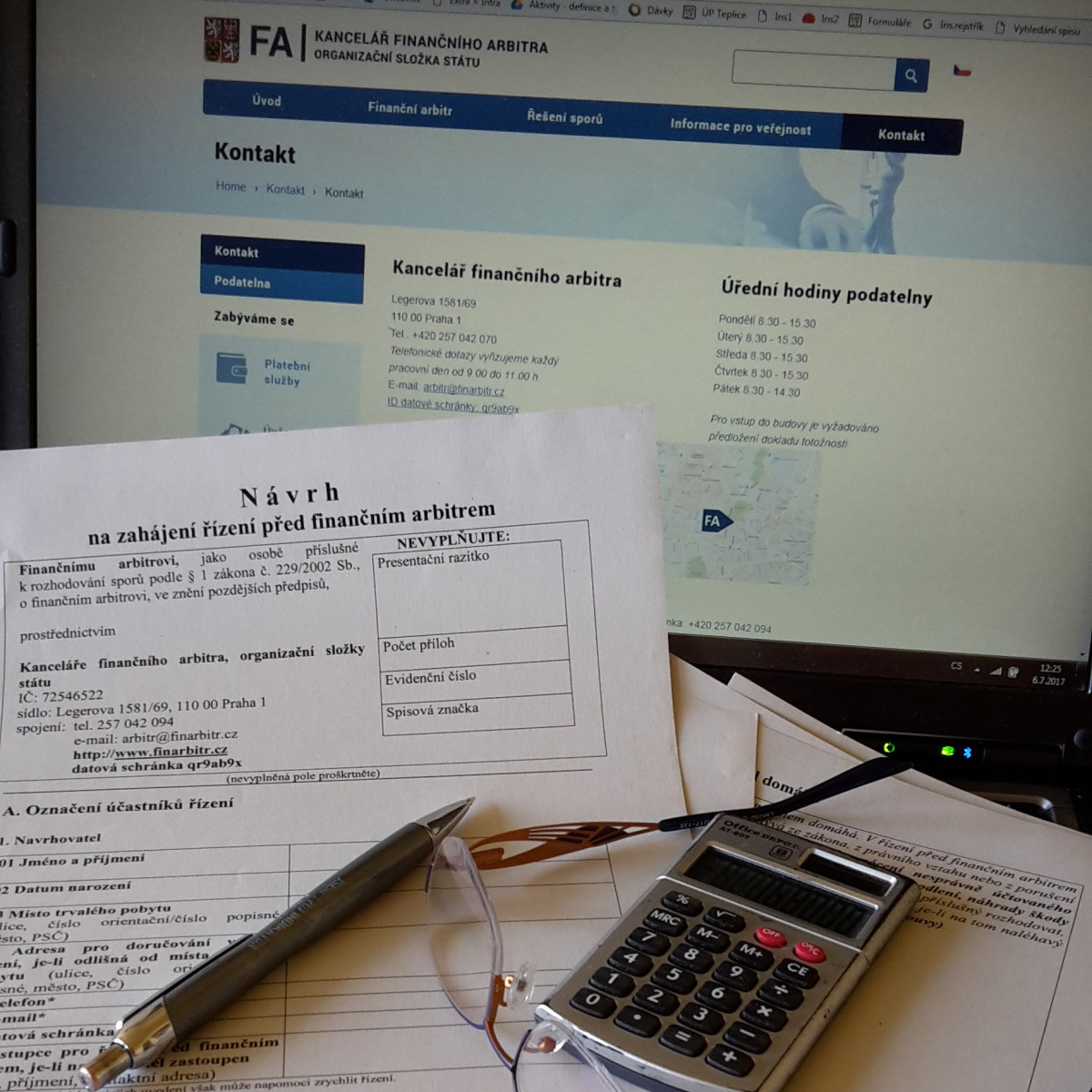 Z deníku teréňáka: K čemu je dobrý finanční arbitr?!