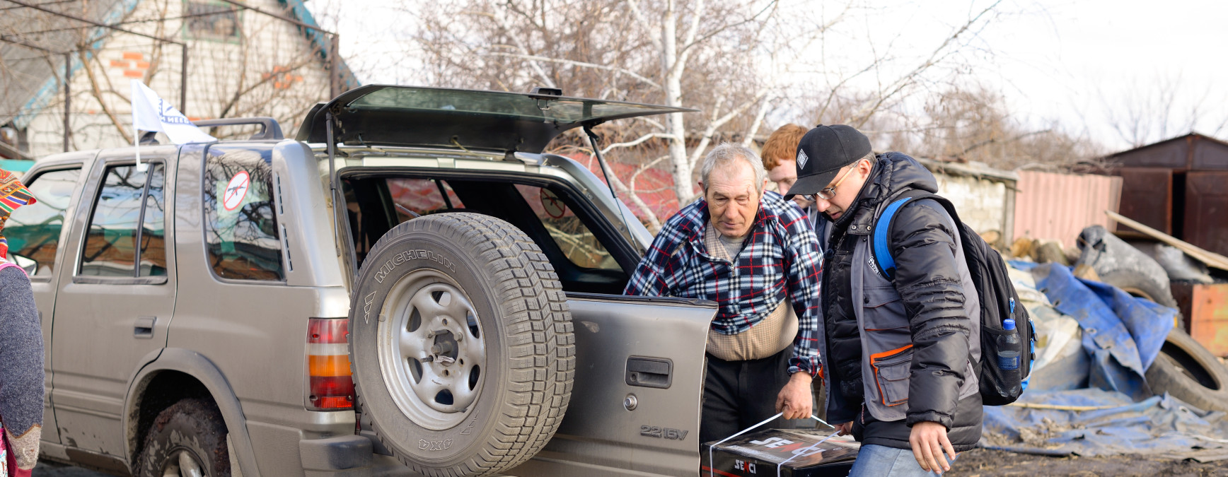 Lidé jsou tu za naši pomoc opravdu vděční, říká Sergej Sajenko, programový koordinátor ČvT na Ukrajině