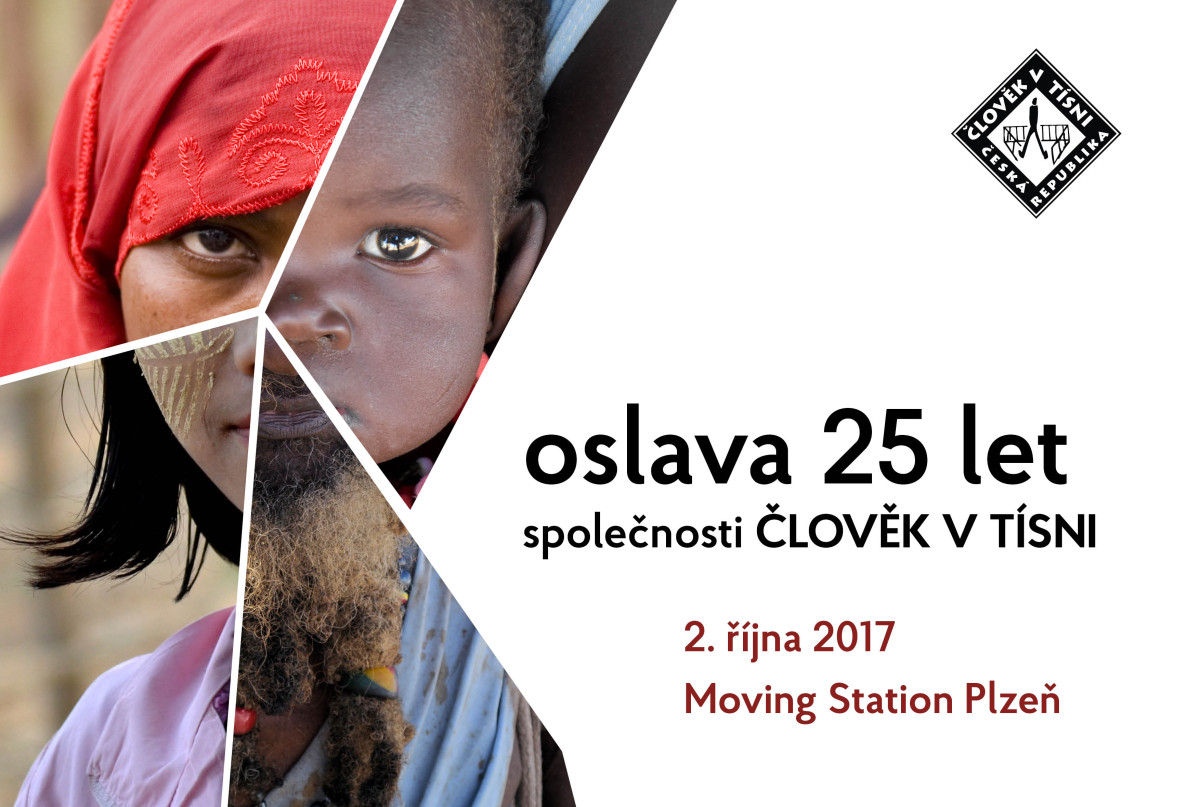 Pozvánka na oslavy výročí 25. let vzniku Člověka v tísni
