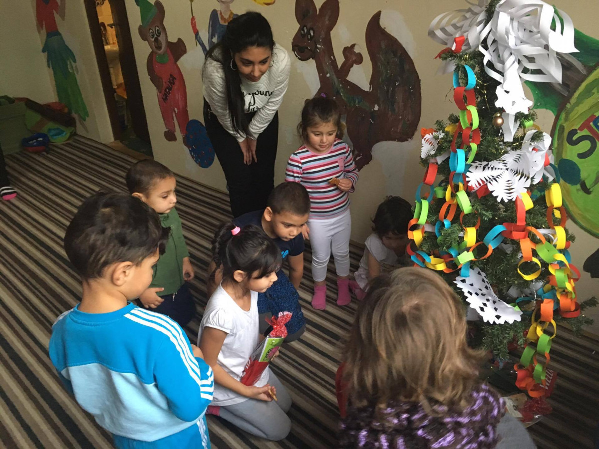 Děti z předškolního klubu v Chodově.