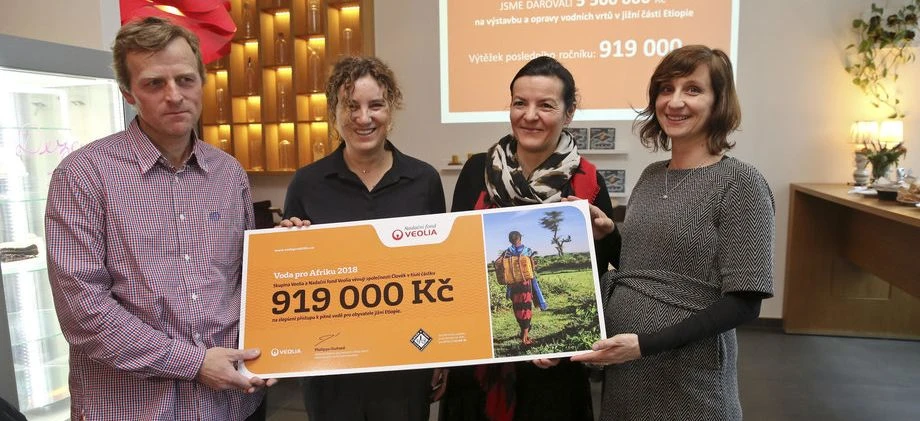 Voda pro Afriku přivede pitnou vodu dalším lidem v Etiopii