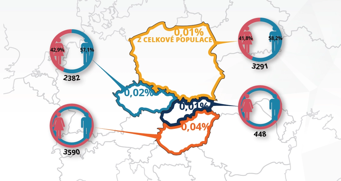 Aktualizovaná srovnávací zpráva: Uprchlíci v Česku a V4