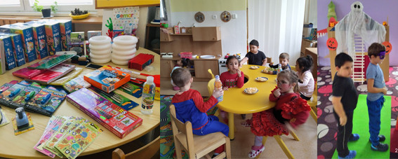 Halloween v předškolním klubu