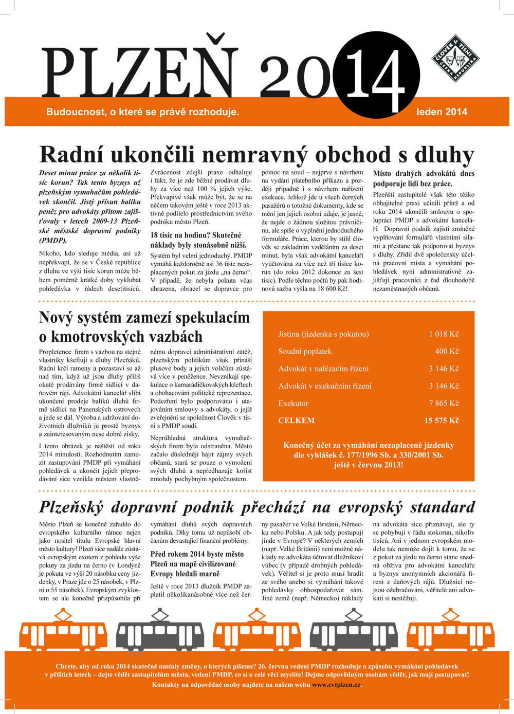 Podpořte naši iniciativu – ukončení byznysu s dluhy