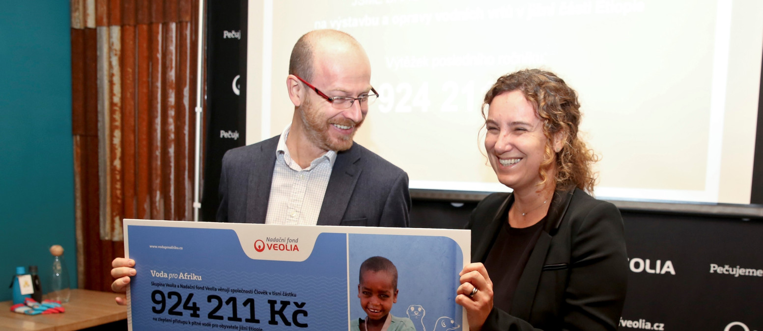 Voda pro Afriku znamená dostupnou pitnou vodu pro lidi v Etiopii