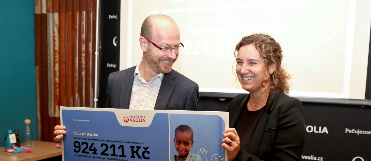 Voda pro Afriku znamená dostupnou pitnou vodu pro lidi v Etiopii