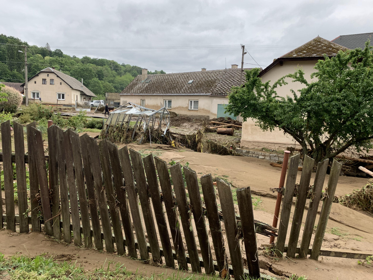 Lidem zasaženým povodněmi na Uničovsku poskytujeme psychosociální podporu a zjišťujeme akutní potřeby na místě