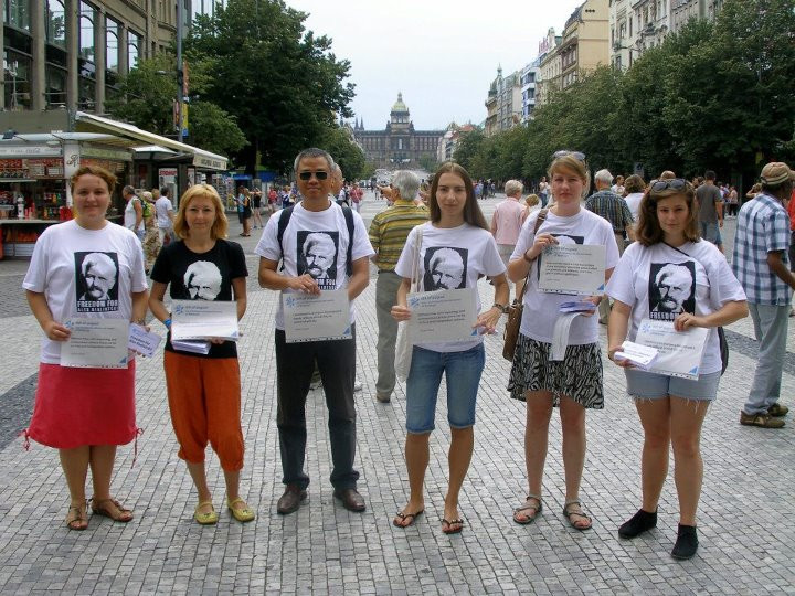 Svobodu Alesovi Bjaljackému! Zastánci lidských práv v Bělorusku se sejdou i v Praze