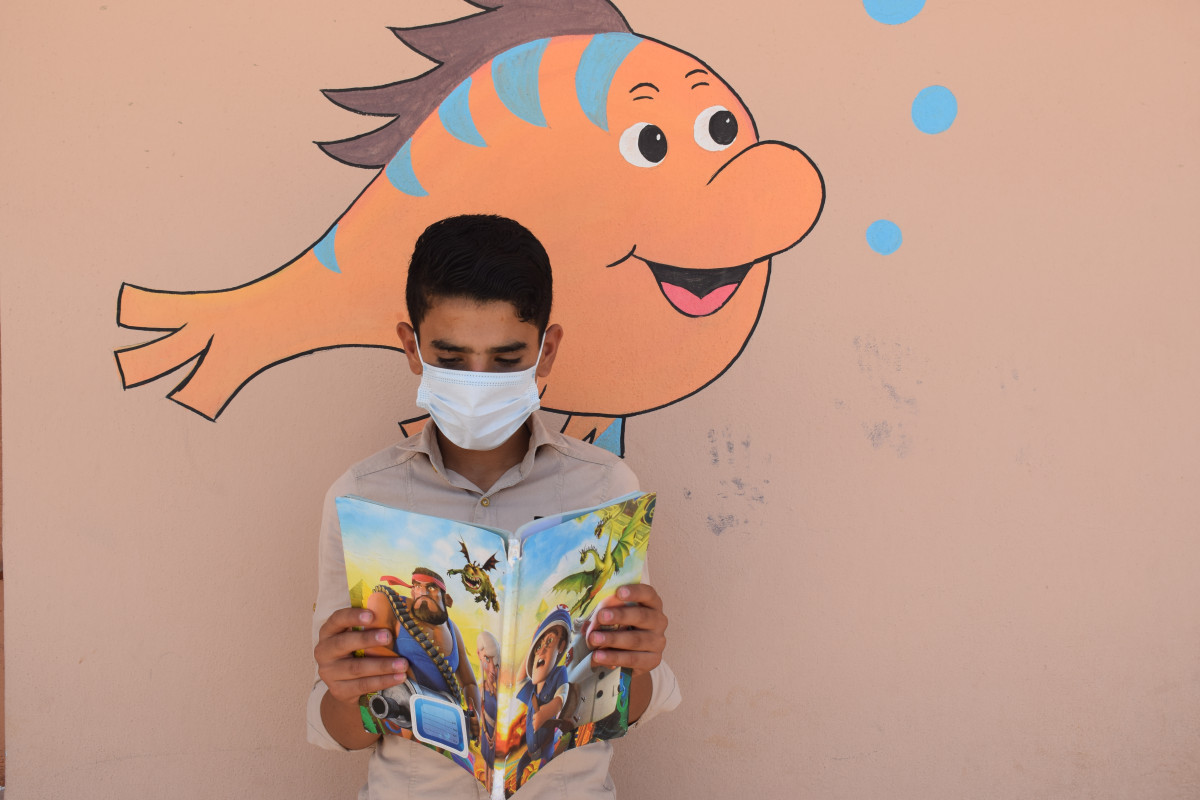 Více než 5000 dětí v Iráku může díky systému distančního vzdělávání pokračovat ve výuce