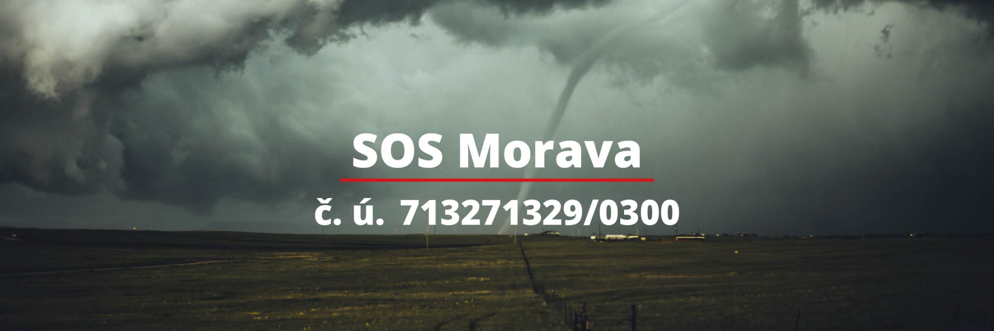 Člověk v tísni vyhlásil sbírku SOS Morava