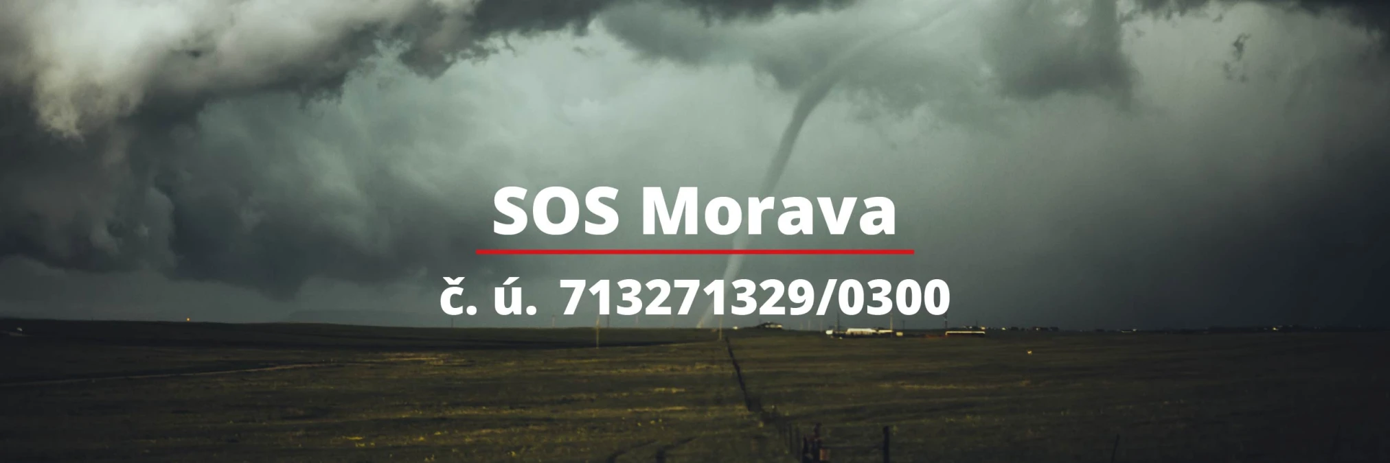 Člověk v tísni vyhlásil sbírku SOS Morava