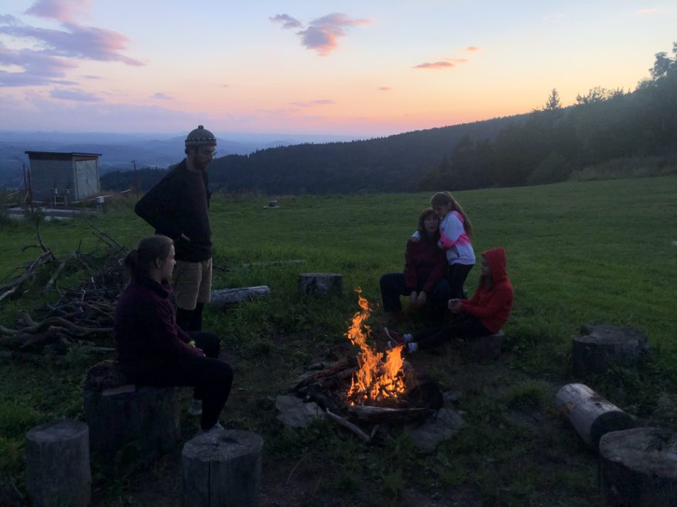 Letní tábor na ještědských pláních