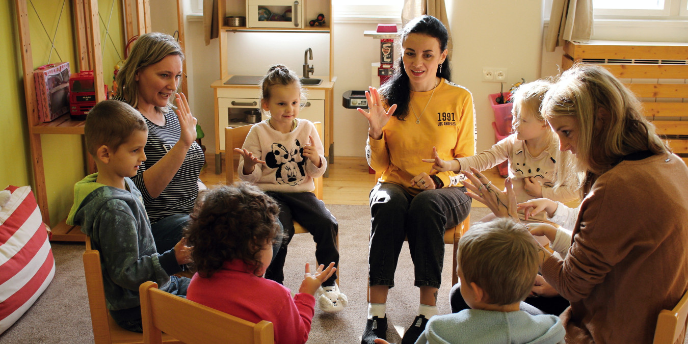 Díky adaptační skupině mohou ukrajinské děti lépe zapadnout a maminky pracovat