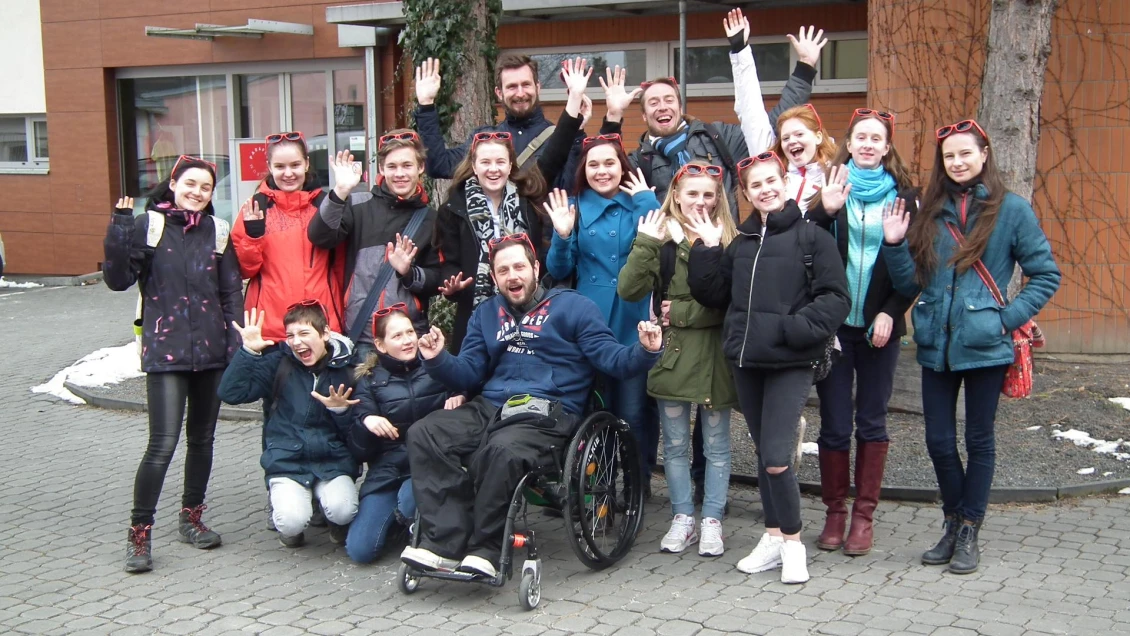 O návštěvách zařízení, kde žijí lidé s kombinovanými hendikepy mluvili studenti jako o silném zážitku.