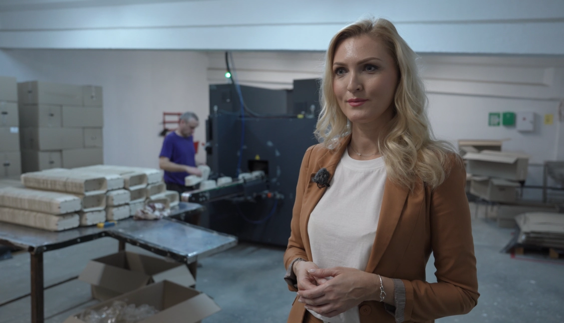 Tetiana Filipova, asistentka ředitele Sam Ecopack  