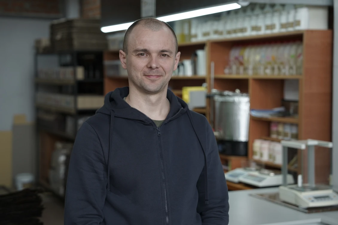 Dmytro Bidiuk, jeden ze spoluzakladatelů Rekava. 