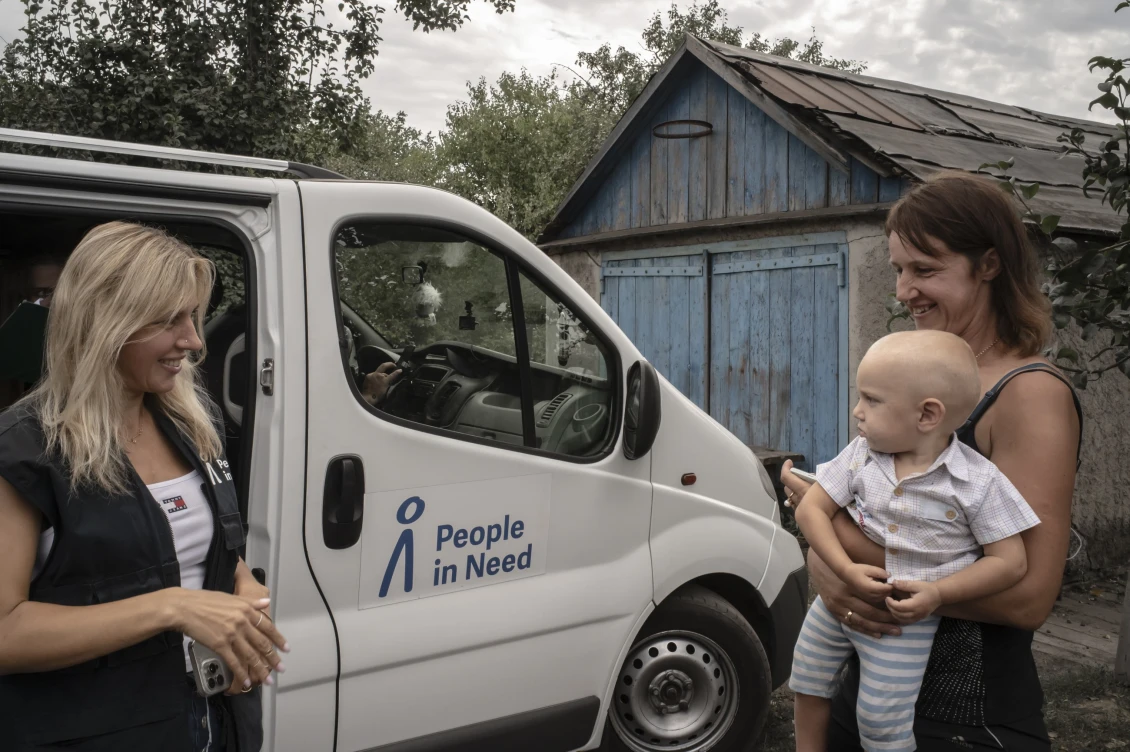 Místní úřady nám pomohly vybrat rodiny, které obdrží finanční podporu 