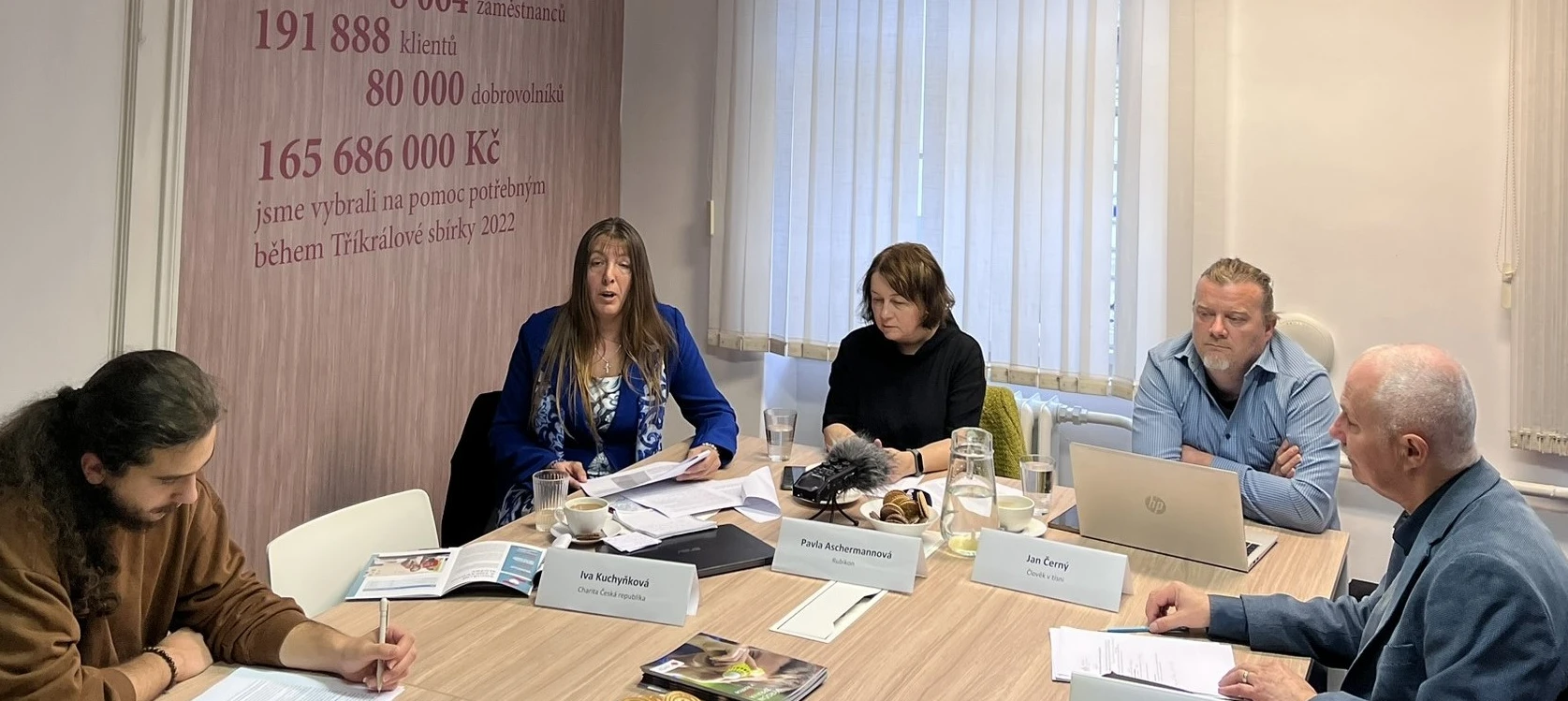 Tisková konference Iniciativy za rovnost, spravedlnost a lidská práva