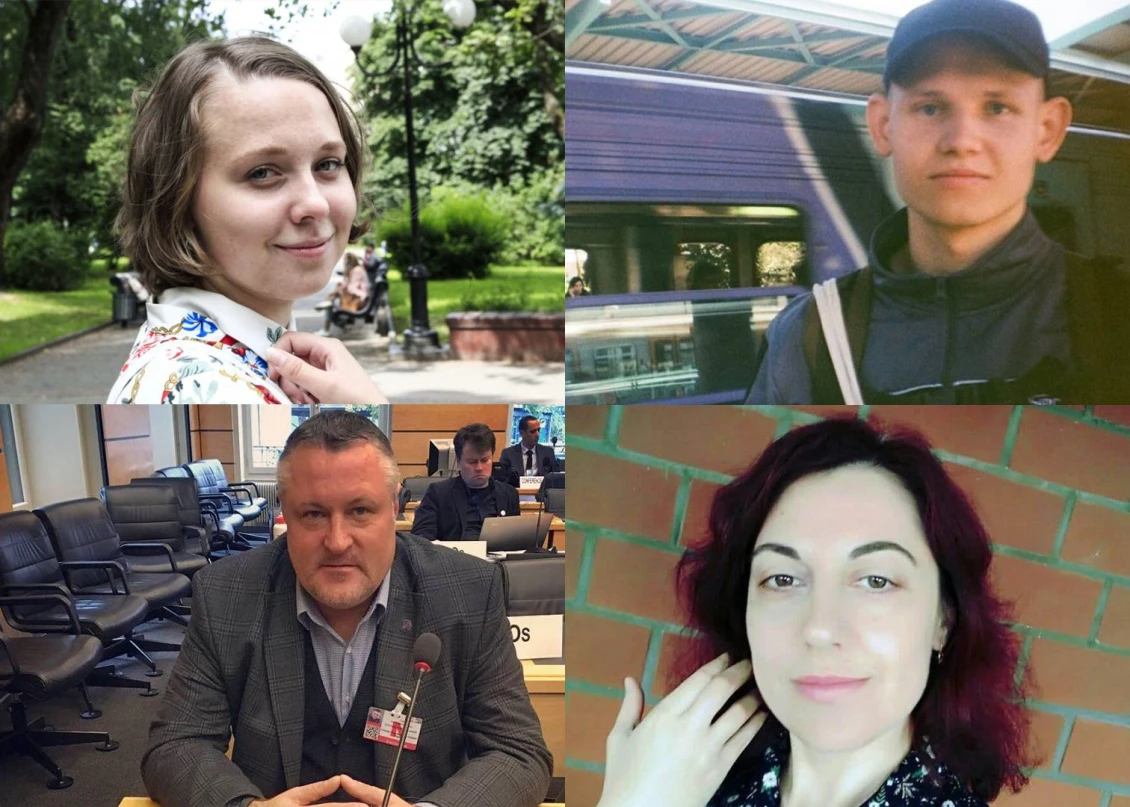 Marfa Rabkovová, Andrej Čapjuk, Leanid Sudalenka a Taccjana Lasicová