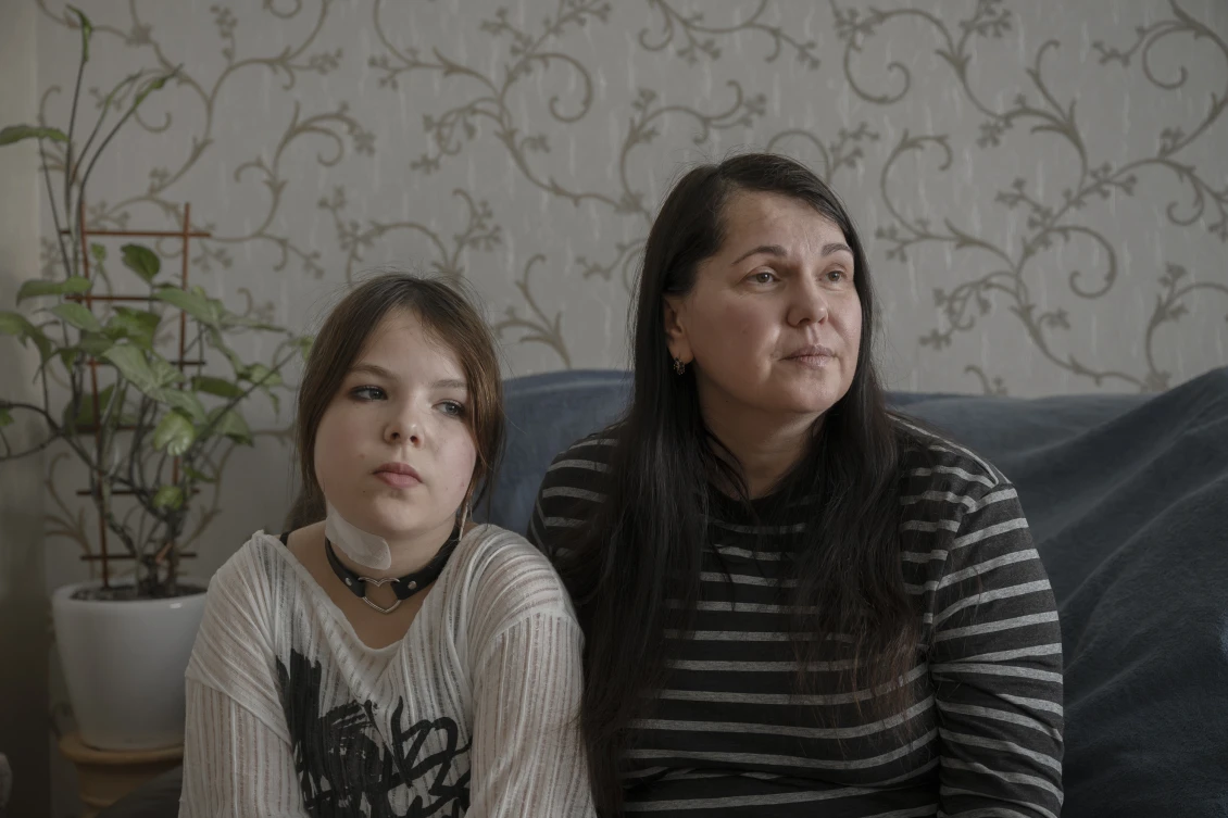 Svitlana a její dcera Anna
