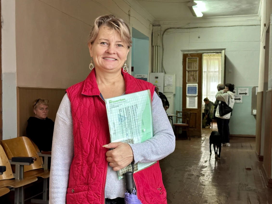 Iryna se přestěhovala do Marhance z Luhanské oblasti